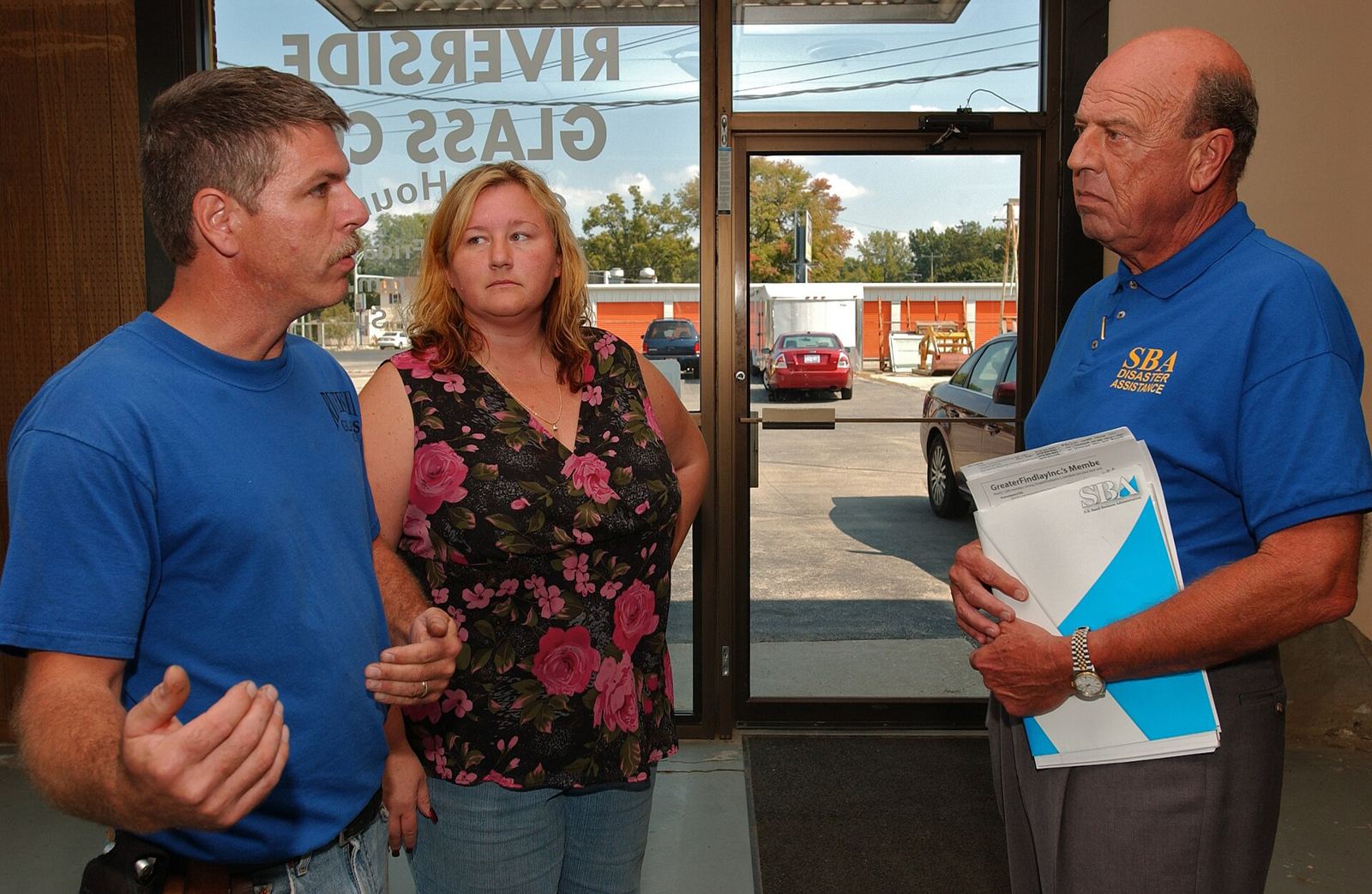 SBA representatives talking with small business owners in a workshop